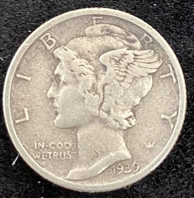 1939 Mercury Dime (1 of 2)