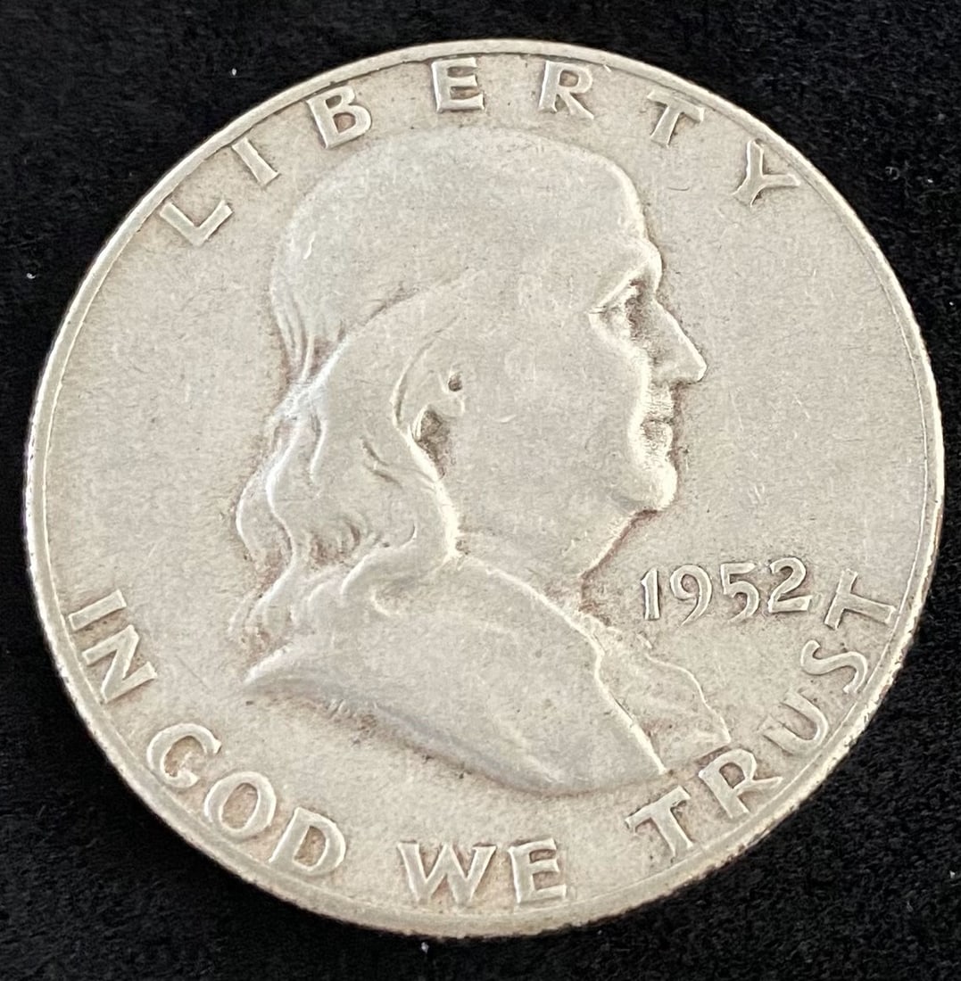 1952-SFranklin Silver Half Dollar (1 of 2)