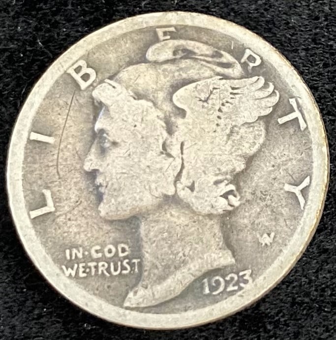 1923 Mercury Dime (1 of 2)