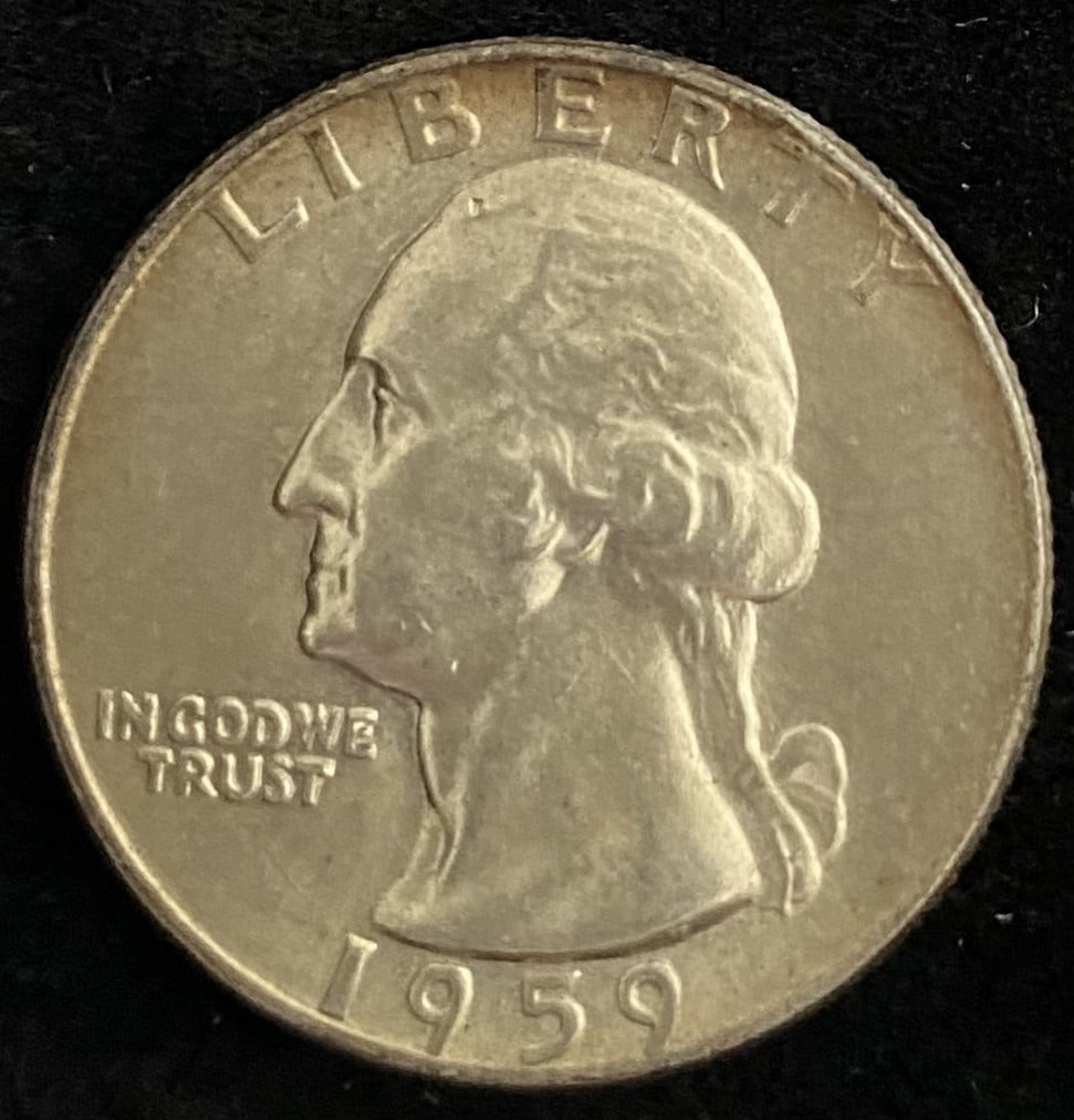 1959-D Washington Silver Quarter (1 of 2)