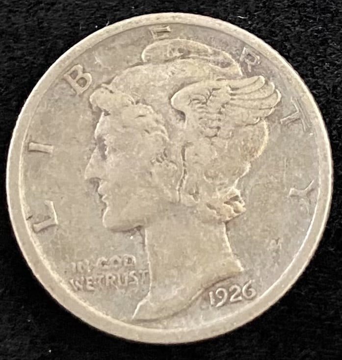 1926-D Mercury Silver Dime (1 of 2)