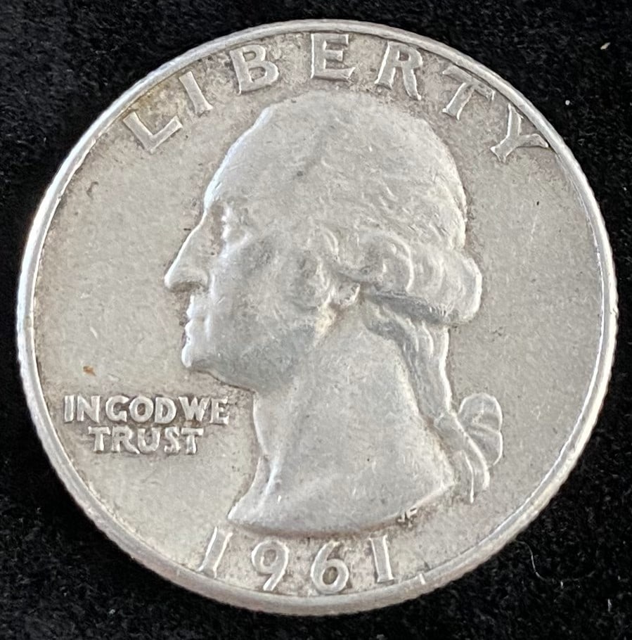 1961 Washington Silver Quarter (1 of 2)