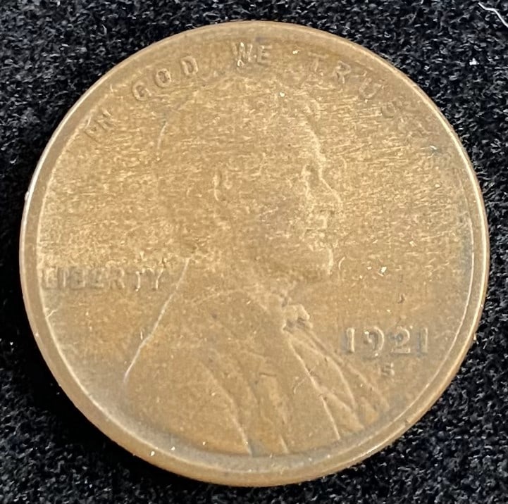 1921-S Wheat Penny RB (1 of 2)