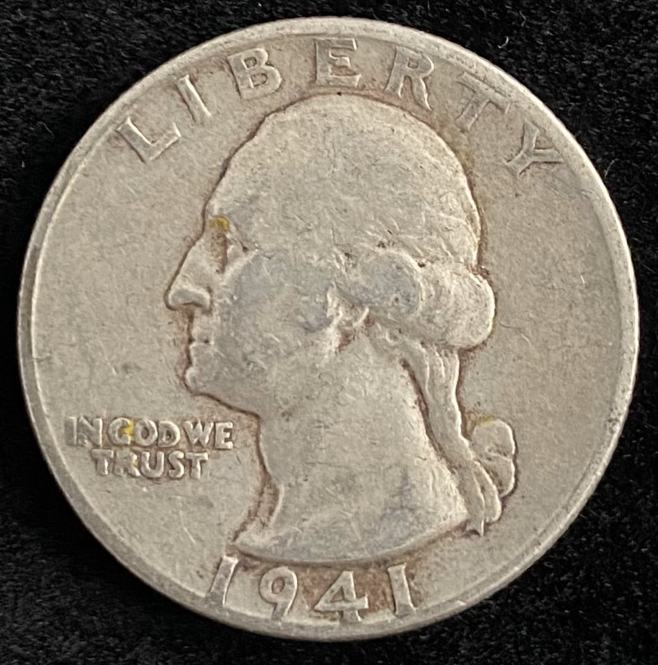 1941 Washington SIlver Quarter (1 of 2)