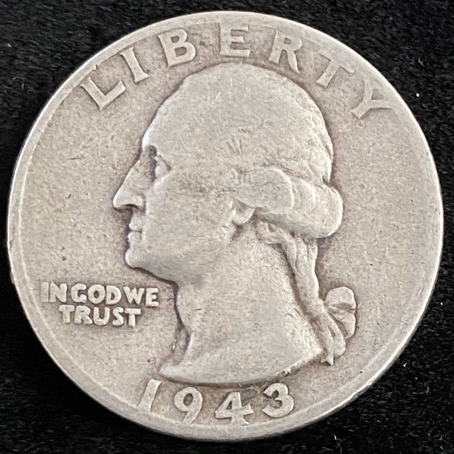 1943 Washington Silver Quarter (1 of 2)