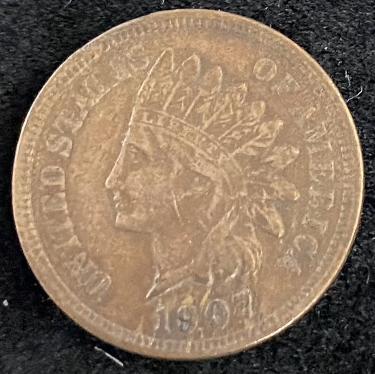 1907 Indian Head Penny RB (1 of 2)