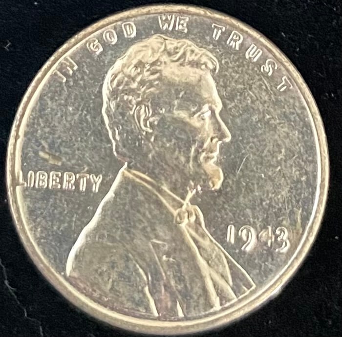 1943 Steel Wheat Penny (1 of 2)