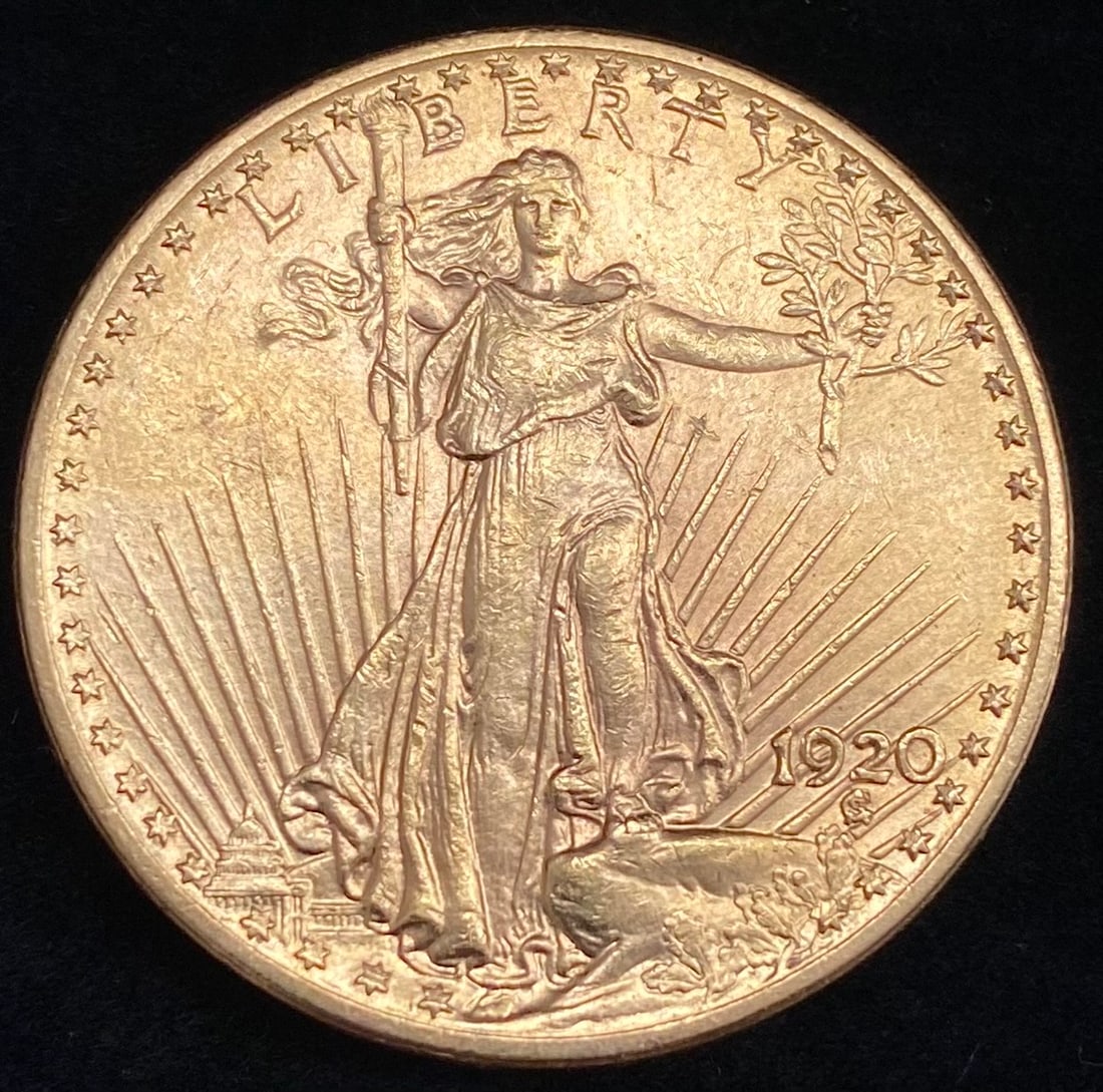 1920 $20 St. Gaudens Gold (1 of 2)