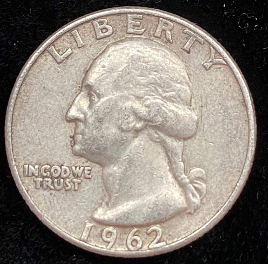 1962-D Washington Silver Quarter (1 of 2)