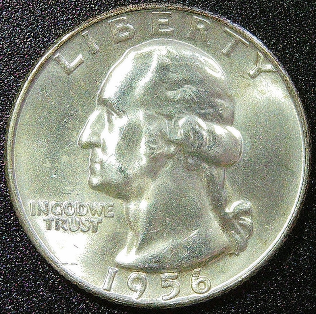 1956-D Washington Silver Quarter (1 of 2)