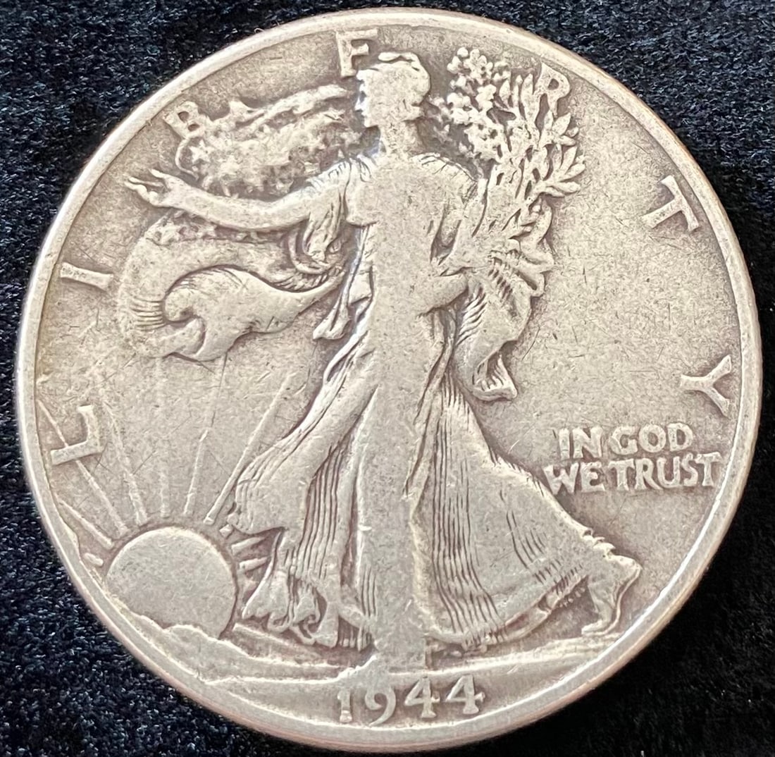 1944 Walking Liberty Silver Half Dollar (1 of 2)