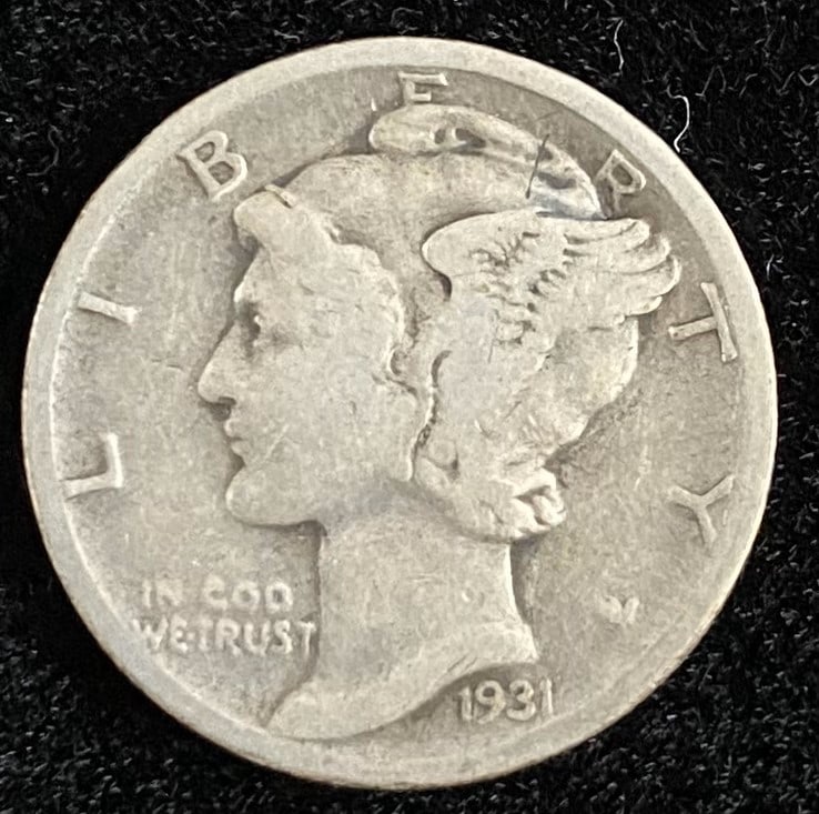 1931-S Mercury Dime (1 of 2)