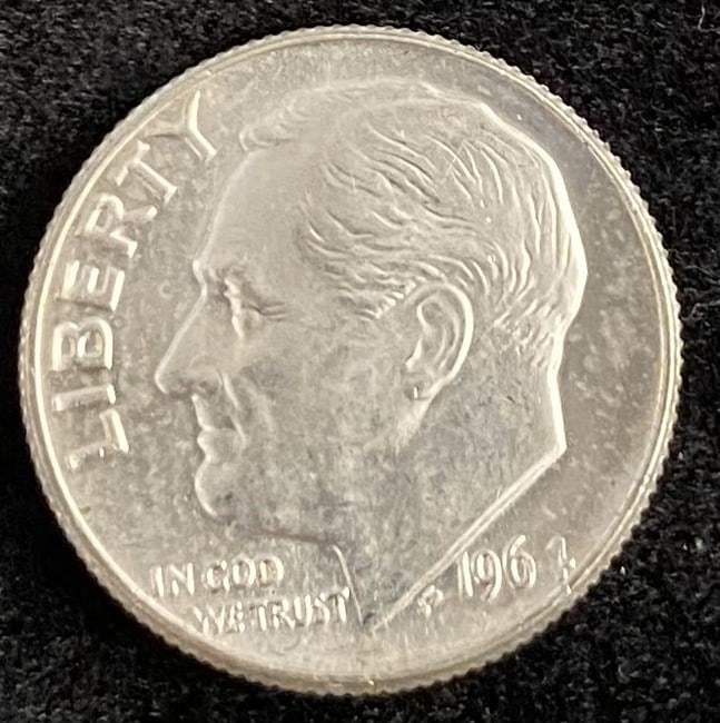1964-D Roosevelt Silver Dime: 1964-D Roosevelt Silver Dime
