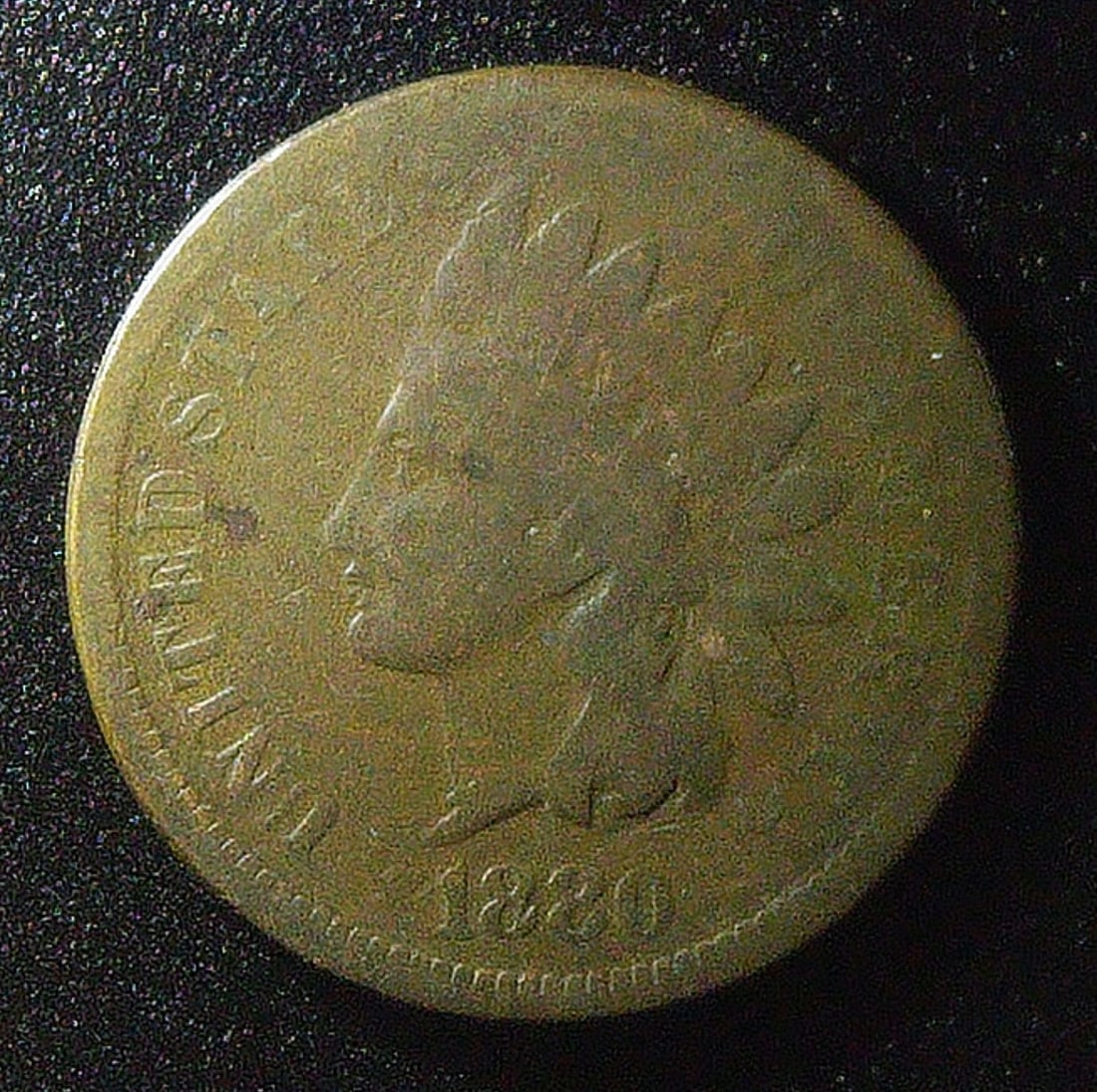 1880 Indian Head Penny BN (1 of 2)