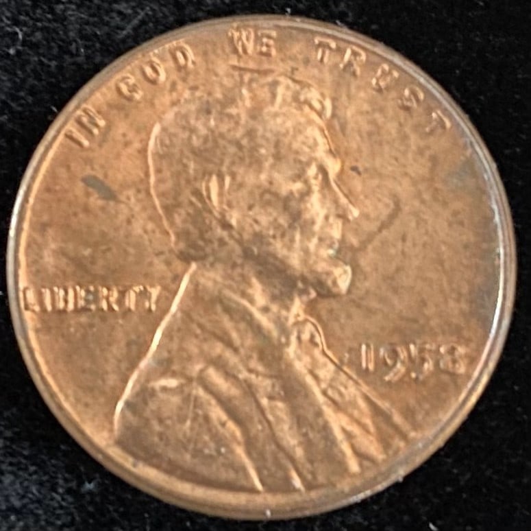 1958 Wheat Penny RB (1 of 2)