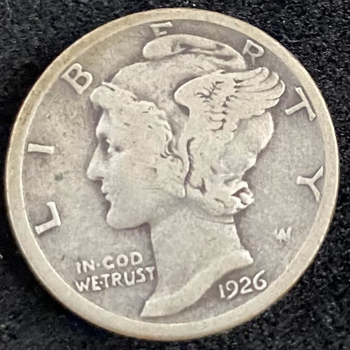 1926 Mercury Silver Dime (1 of 2)