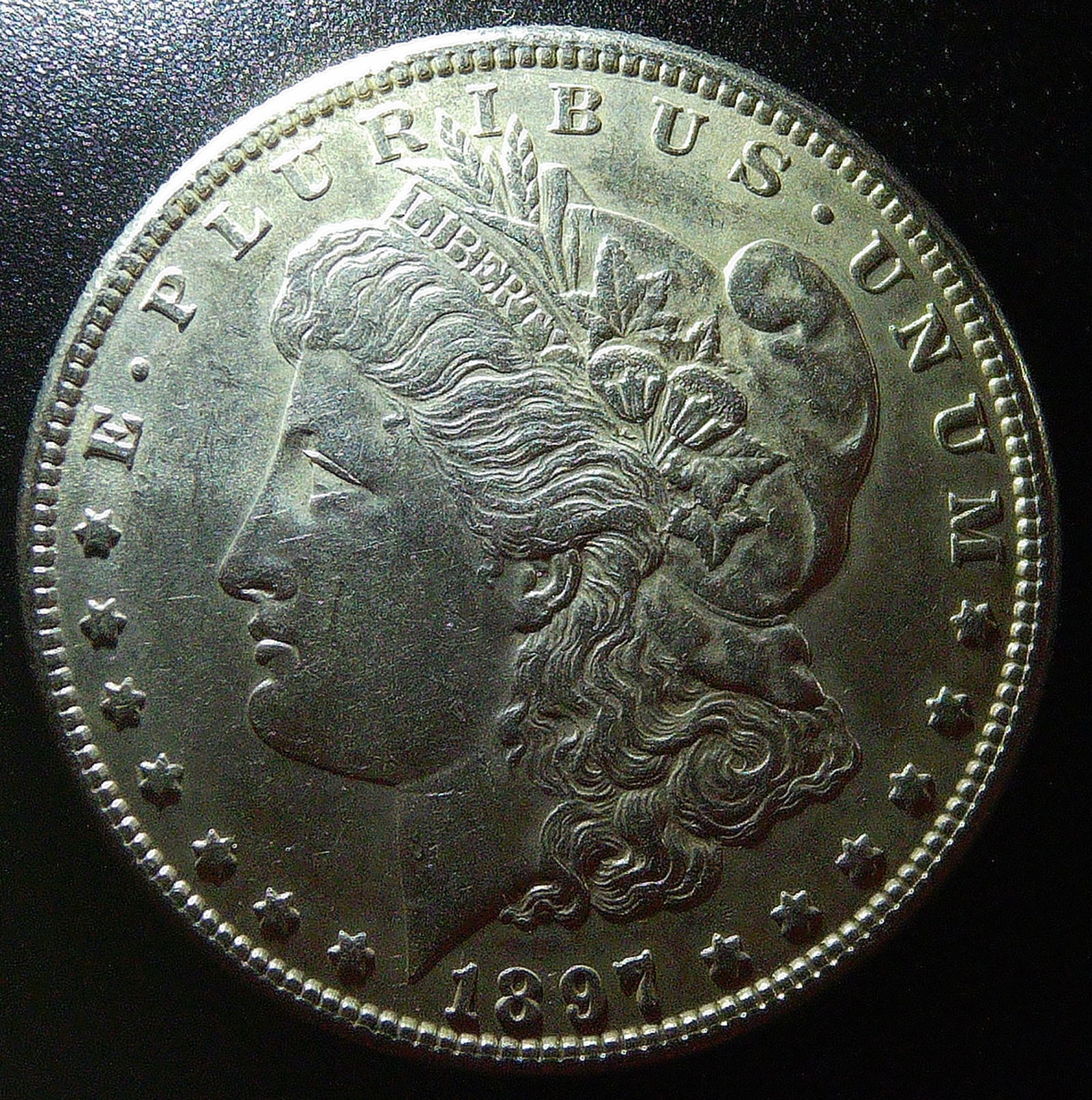 1897 Morgan Silver Dollar (1 of 2)