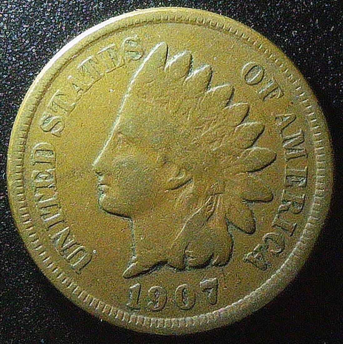 1907 Indian Head Penny BN (1 of 2)