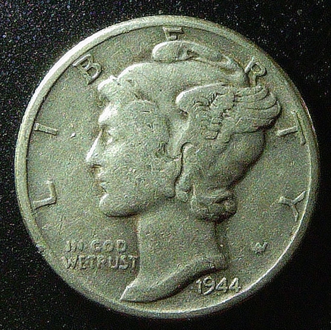1944 Mercury Silver Dime (1 of 2)