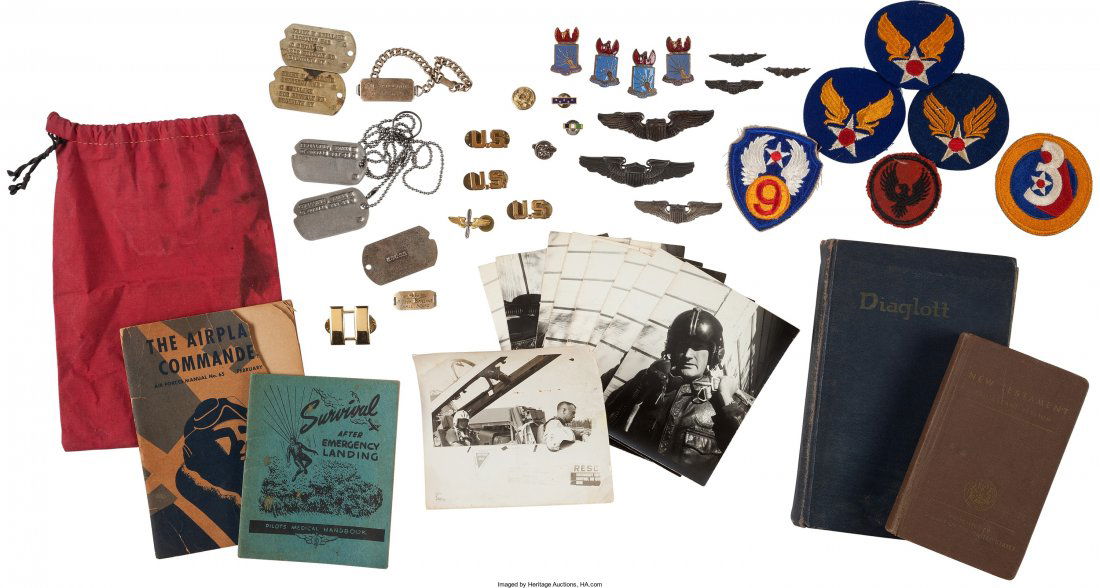 [Mickey Spillane]. [Military]. Group of Spillane (1 of 2)