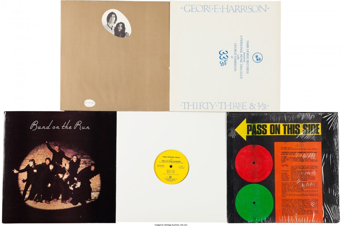 John, Paul, George LP Group And Script Including (1 of 3)