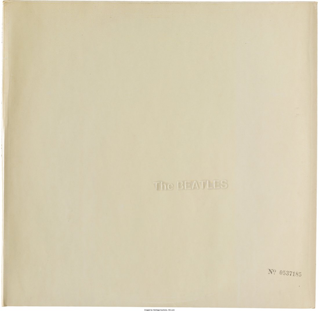 The Beatles ("The White Album") Numbered 0537185: The Beatles ("The White Album") Numbered 0537185 Top-Load Original UK Issue