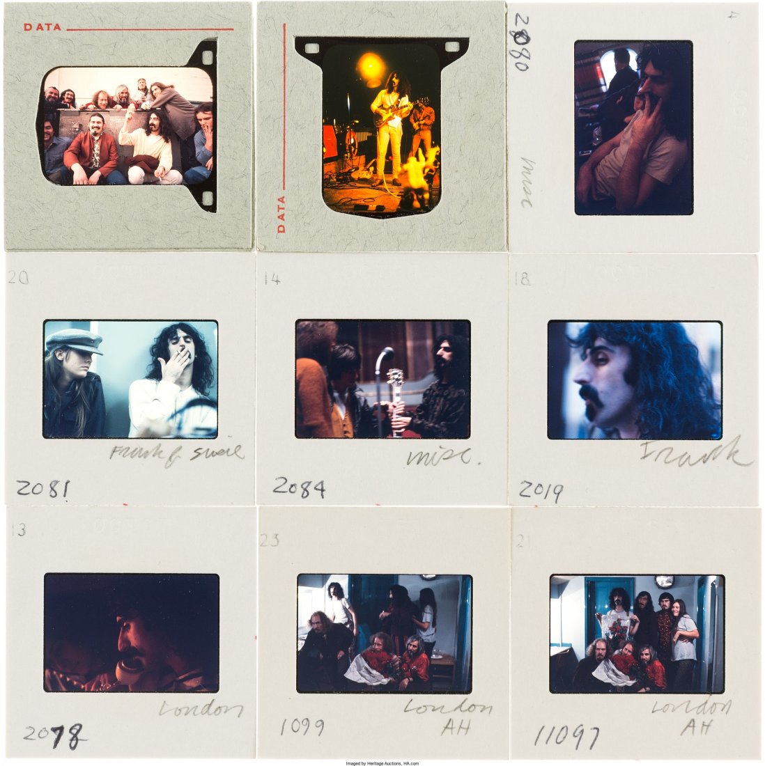 Frank Zappa - Set of Fifty Color Photo Slides (L (1 of 6)