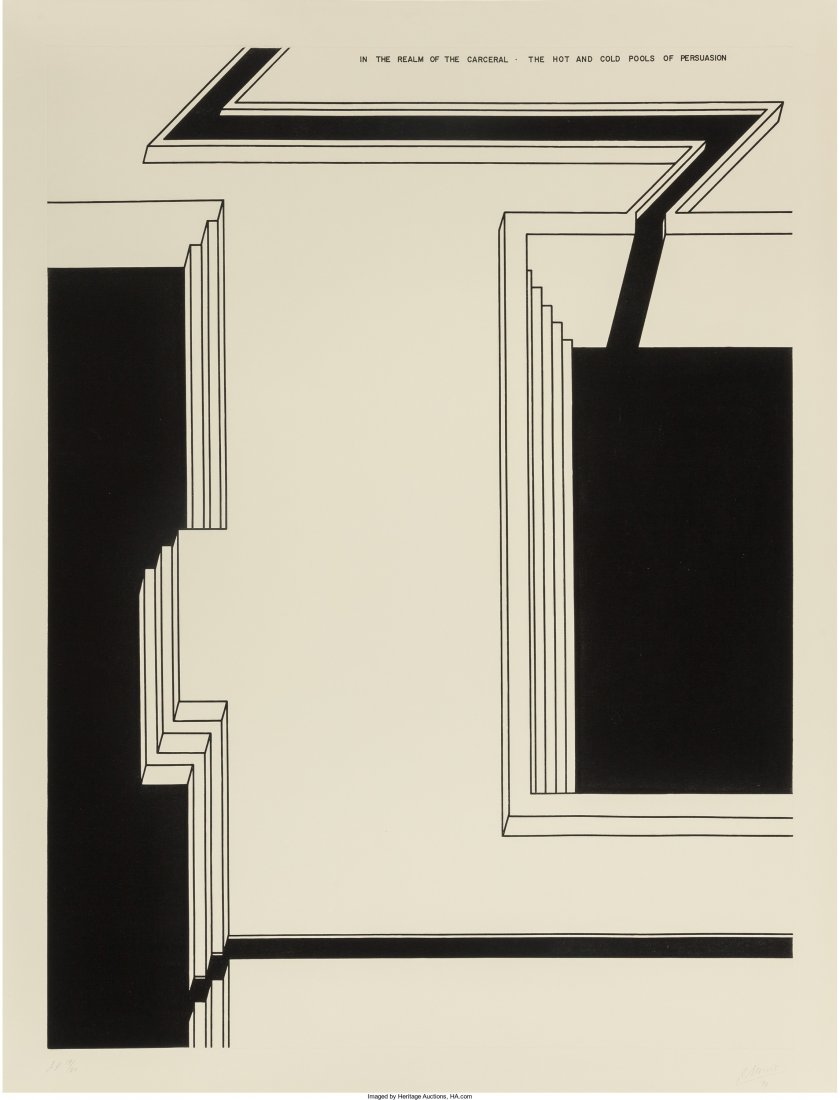 Robert Morris (b. 1931) In the Realm of the Carc: Robert Morris (b. 1931)In the Realm of the Carceral portfolio (ten works),