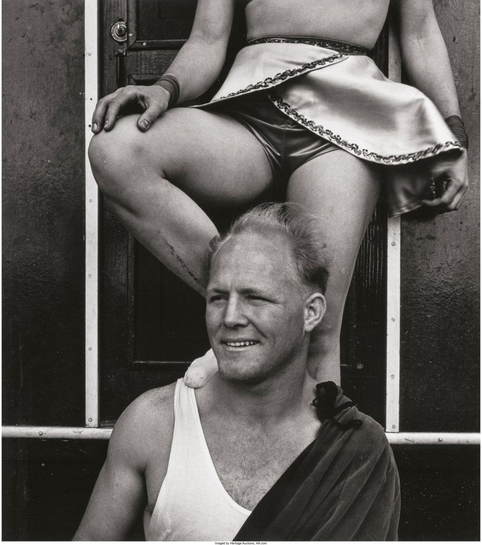 John Gutmann (German, 1905-1998) Aerialists, San: John Gutmann (German, 1905-1998)Aerialists, San Francisco and Out of th