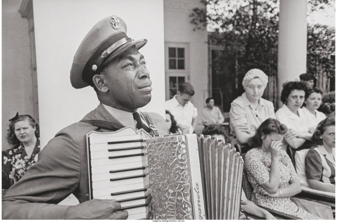 Edward Clark (American, 1912-2000) C.P.O. Graham: Edward Clark (American, 1912-2000)C.P.O. Graham Jackson, Warm Springs, Georgia, mournin