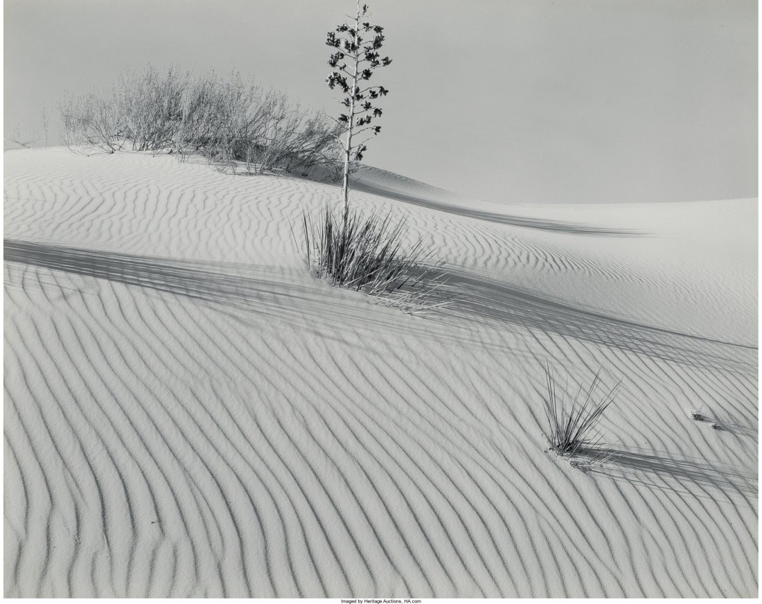 Brett Weston (American, 1911-1993) Untitled (Whi: Brett Weston (American, 1911-1993) Untitled (White Sands, New Mexico), 1946 G