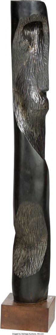 In the Manner of Alexandre Noll (French,1890-197: In the Manner of Alexandre Noll (French,1890-1970)Untitled, 1957WoodHt.