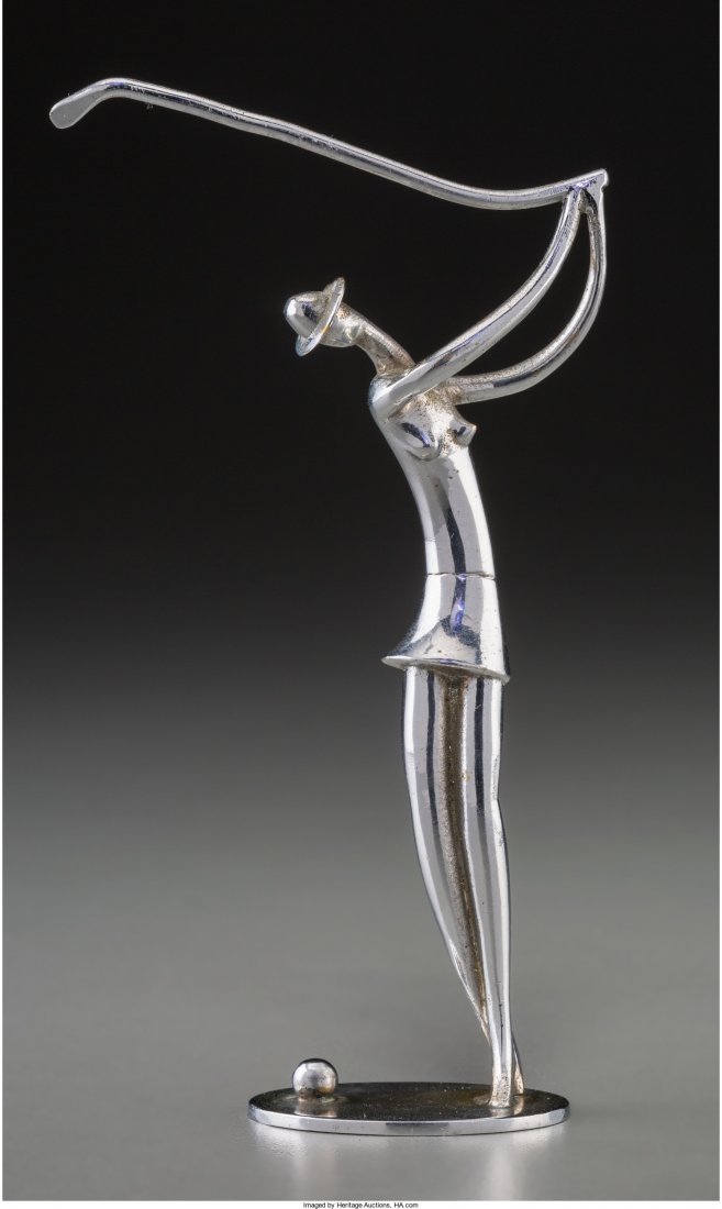 Franz Hagenauer (Austrian, 1906-1986) Female Go: Franz Hagenauer (Austrian, 1906-1986) Female Golfer Stamped: WHW, MA