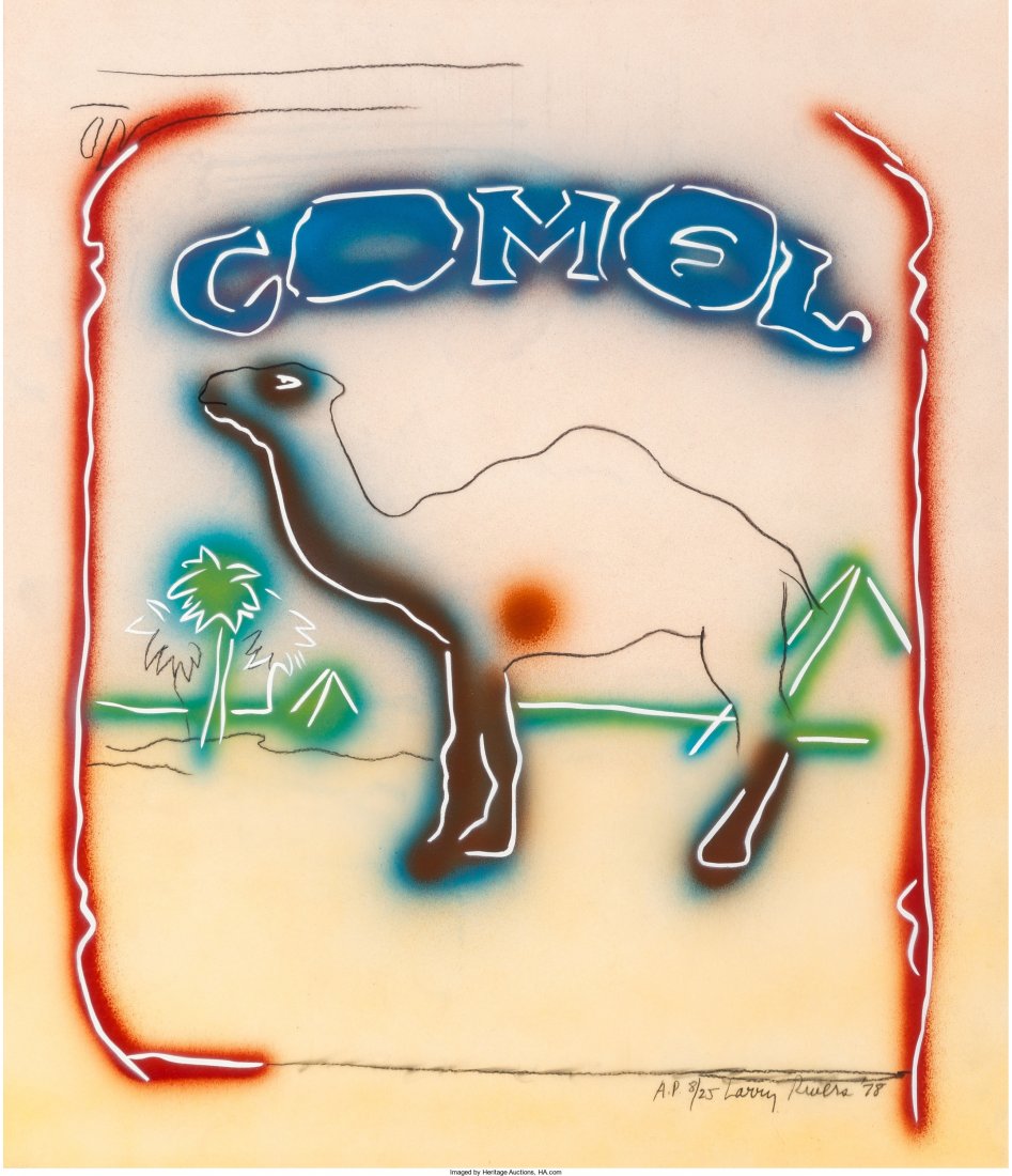 Larry Rivers (American, 1925-2002) Stencil Camel: Larry Rivers (American, 1925-2002)Stencil Camel, 1978Lithograph in colors w