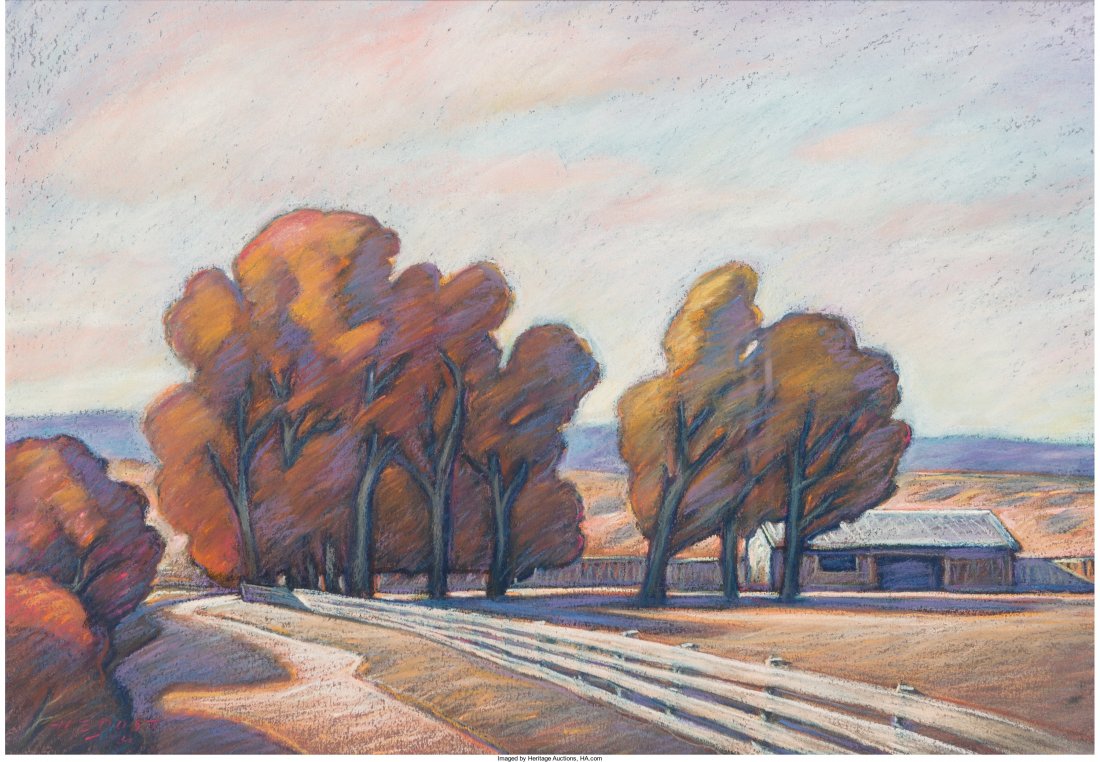 Howard Post (American, b. 1948) Los Alamos Paste: Howard Post (American, b. 1948)Los AlamosPastel on paper11 x 16 inches (27.9 x