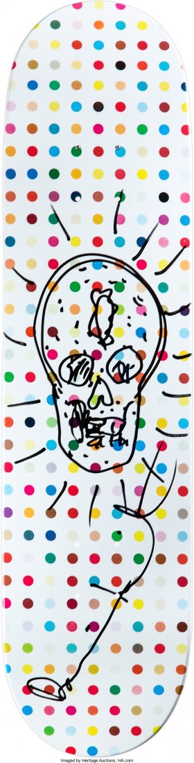 Damien Hirst (b. 1965) Dots 5- Skull Screenprint (1 of 1)