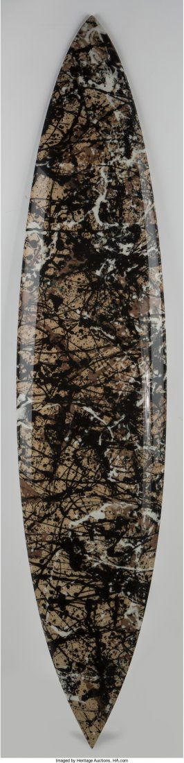 Tim Bessell X Jackson Pollock Autumn Rhythm Whit: Tim Bessell X Jackson PollockAutumn Rhythm WhitePolyester Resin, digitally