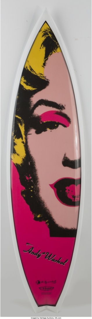 Tim Bessell X Andy Warhol Marilyn Polyester resi: Tim Bessell X Andy WarholMarilynPolyester resin, digitally printed fibergla