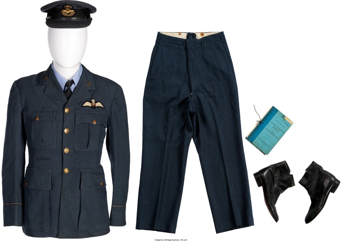Uniform Group Belonging to Pilot Officer Walter : Uniform Group Belonging to Pilot Officer Walter Beaumont, D.F.C., Royal Air Force Ace, Killed in Actio