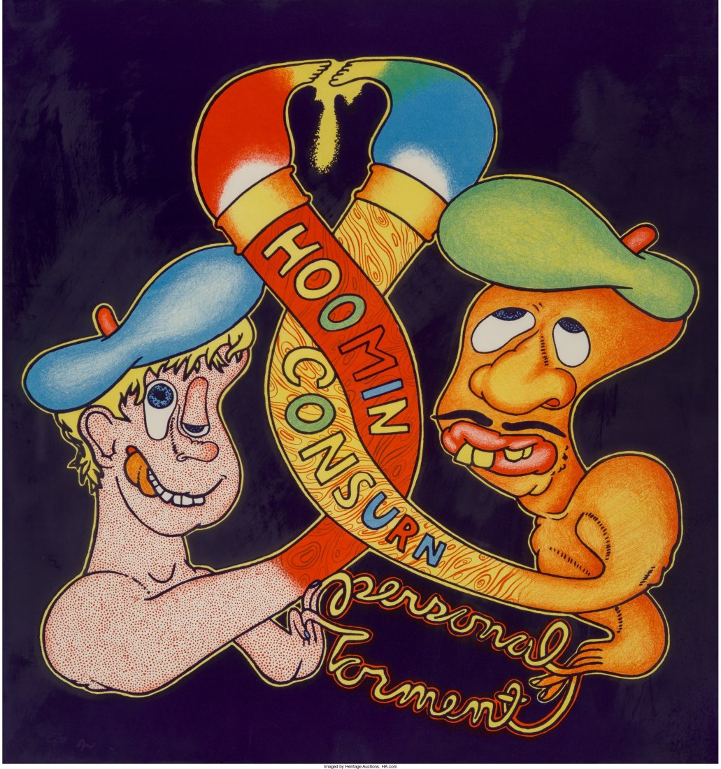 Peter Saul (b. 1934) Hoomin Consurn (Human Conce: Peter Saul (b. 1934)Hoomin Consurn (Human Concern) Personal Torment, 1969Li