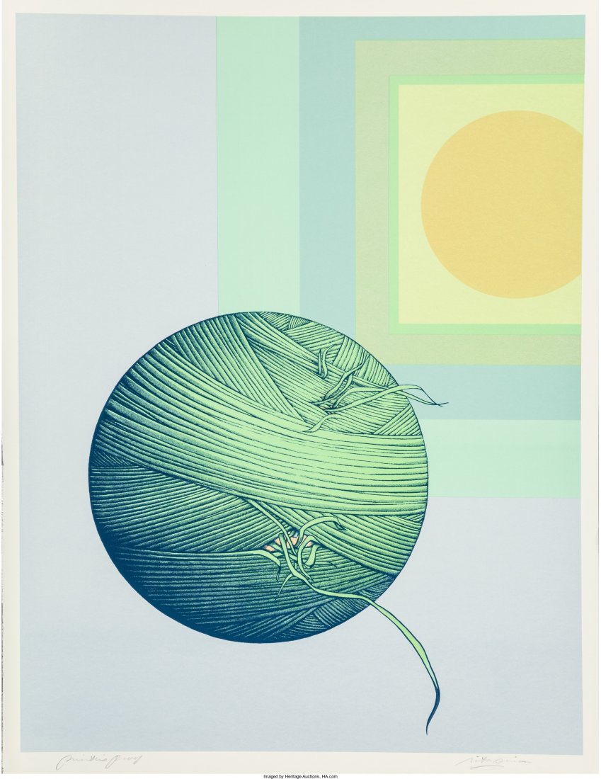 Rita Simon (b. 1938) Ariadne, 1979 Screenprint i: Rita Simon (b. 1938)Ariadne, 1979Screenprint in colors31-7/8 x 24 (80.9