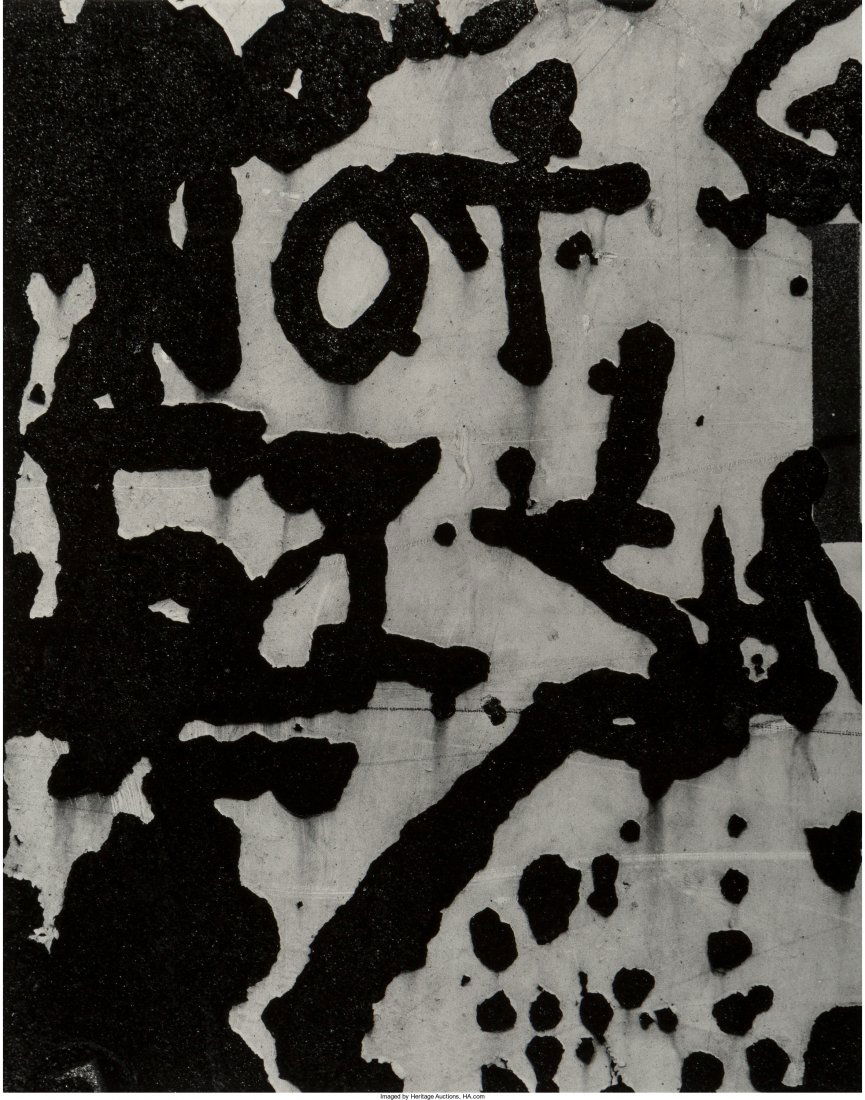 Aaron Siskind (American, 1903-1991) New York 2,: Aaron Siskind (American, 1903-1991)New York 2, 1951Gelatin silver12-1/2