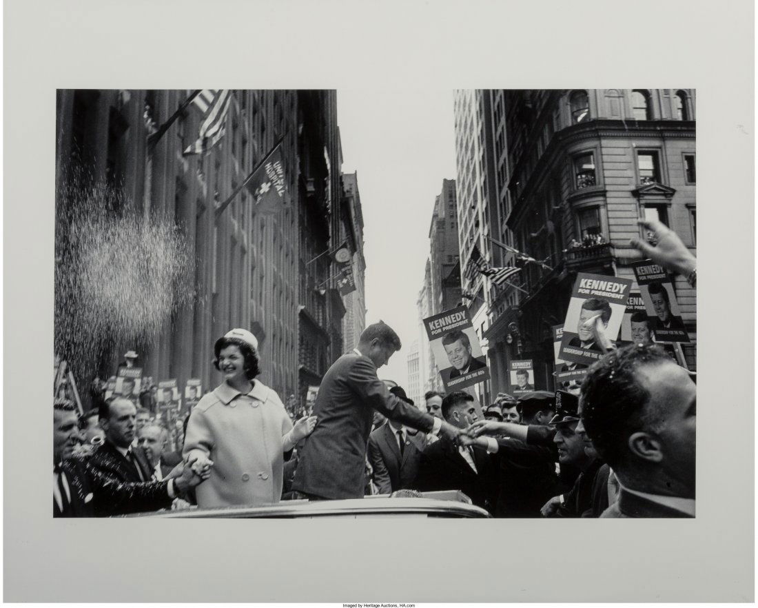 Cornell Capa (American, 1918-2008) JFK and Jacki: Cornell Capa (American, 1918-2008)JFK and Jackie, New York, 1960Gelatin sil