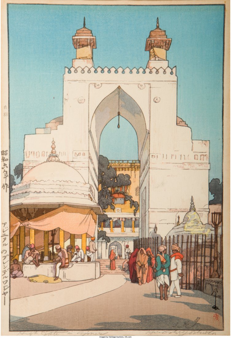 Hiroshi Yoshida (Japanese, 1876-1950) Six Prints (1 of 7)