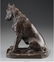A Rudolf Marcuse Bronze Figure of a Dog with Johann - 2