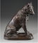 A Rudolf Marcuse Bronze Figure of a Dog with Johann - 4