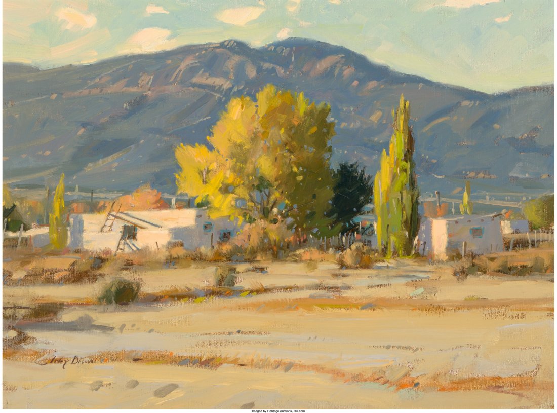 Irby Brown (American, b.1928) Autumn Harmony Oil on: Irby Brown (American, b.1928) Autumn Harmony Oil on canvas 18 x 24 inches (45.7 x 61.0 cm) Signed lower left: Irby Brown Titled on stretcher: Autumn Harmony HID04901242017