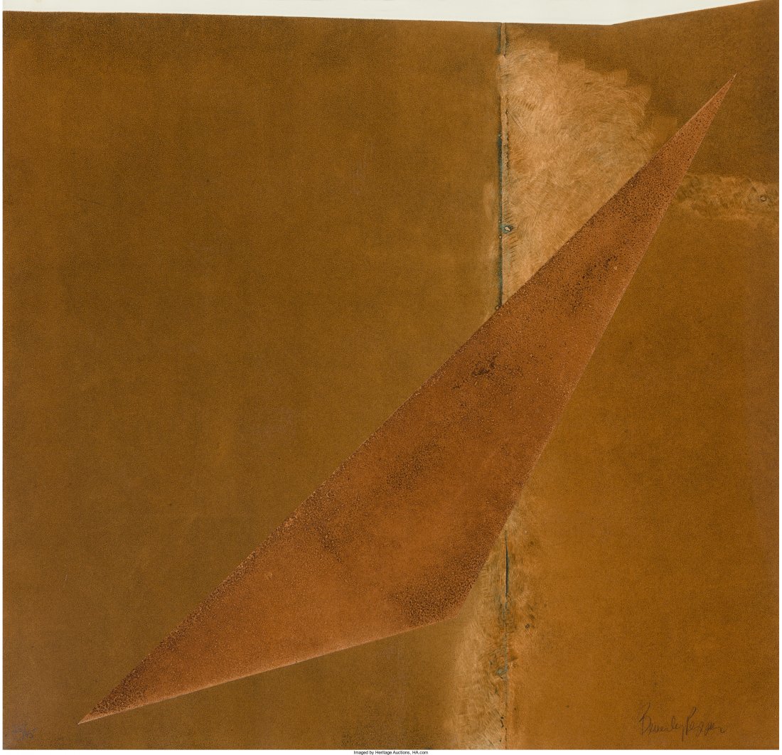 Beverly Pepper (American, 1924) Untitled Mixed media on: Beverly Pepper (American, 1924) Untitled Mixed media on lithograph 37 x 37 inches (94.0 x 94.0 cm) (sheet) Ed. 25/45 Signed and numbered in pencil along lower edge HID04901242017