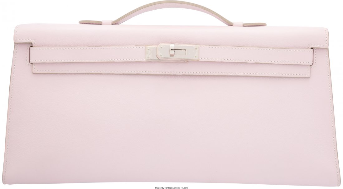 Hermes Rose Dragee Swift Leather Kelly Longue Cl (1 of 4)