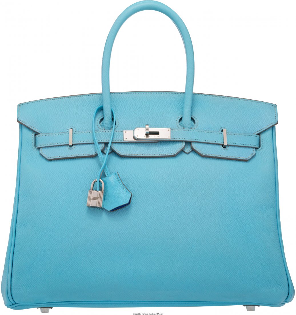 Hermes Limited Edition Candy Collection 35cm Blu (1 of 5)
